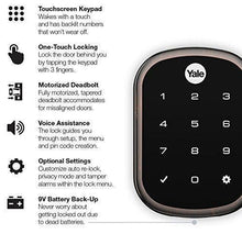 Load image into Gallery viewer, Yale Assure Lock SL - Key Free Smart Lock with Touchscreen Keypad - Works with Apple HomeKit and Siri, Oil Rubbed Bronze