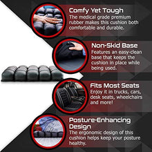 Load image into Gallery viewer, Air Seat Innovations Seat Cushion: Office Chair, Wheelchair, Car or Truck Driver Seat Pad - Lower Back, Coccyx and Sciatica Pain Relief, 18” x 16”