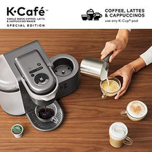 Load image into Gallery viewer, Keurig K-Cafe Special Edition Single Serve K-Cup Pod Coffee, Latte and Cappuccino Maker, Comes with Dishwasher Safe Milk Frother, Shot Capability, Nickel