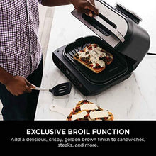 Load image into Gallery viewer, Ninja FG551 Foodi Smart XL 6-in-1 Indoor Grill with 4-Quart Air Fryer Roast Bake Dehydrate Broil and Leave-in Thermometer, with Extra Large Capacity, and a Stainless Steel Finish