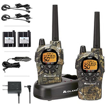 Load image into Gallery viewer, Midland 50 Channel GMRS Two-Way Radio - Long Range Walkie Talkie (Mossy Oak Camo, 2-Pack)