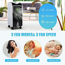Load image into Gallery viewer, Toolsempire 3-IN-1 Evaporative Air Cooler, 24” Portable Air Cooling Fan,Super Quiet Humidifier Misting Fan for Home Office Bedroom