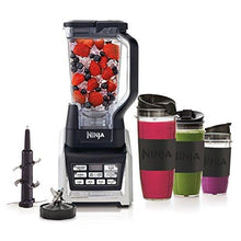 Load image into Gallery viewer, Nutri Ninja Personal and Countertop Blender with 1200-Watt Auto-iQ Base, 72-Ounce Pitcher, and 18, 24, and 32-Ounce Cups with Spout Lids (BL642)