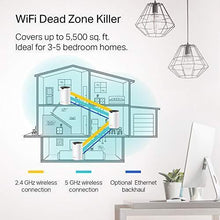 Load image into Gallery viewer, TP-Link Deco Mesh WiFi System (Deco S4) – Up to 5,500 Sq.ft. Coverage, Replaces WiFi Router and Extender, Gigabit Ports, Works with Alexa, 3-pack
