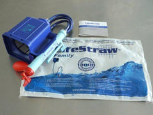 Load image into Gallery viewer, LifeStraw Family 1.0 Portable Gravity Powered Water Purifier for Emergency Preparedness and Camping