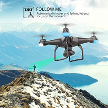 Load image into Gallery viewer, Holy Stone HS120D GPS Drone with Camera for Adults 2K UHD FPV, Quadcotper with Auto Return Home, Follow Me, Altitude Hold, Way-points Functions, Includes 2 Batteries and Carrying Backpack
