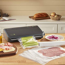 Load image into Gallery viewer, FoodSaver FM2100-000 Vacuum Sealer Machine System with Starter Bags & Rolls | Safety Certified, Black