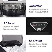 Load image into Gallery viewer, Northair Stainless Steel Portable Countertop Ice Maker with Ice Scoop and Basket 26 lb. Daily Capacity - Silver