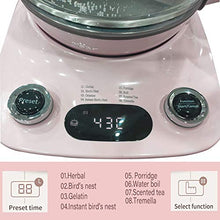 Load image into Gallery viewer, Bear YSH-C18R1 Health- Care Beverage Tea Maker and Kettle, Durable 316 Stainless Steel & Glass Brew Cooker Master,8-in-1 Programmable, 4 Range Temperature Warming Function,1.8L,Pink