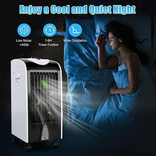Load image into Gallery viewer, Toolsempire 3-IN-1 Evaporative Air Cooler, 24” Portable Air Cooling Fan,Super Quiet Humidifier Misting Fan for Home Office Bedroom