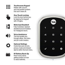 Load image into Gallery viewer, Yale Security YRD256-ZW2-619 Yale Assure Lock SL with Z-Wave in Satin Nickel (YRD256) Key Free Touchscreen Deadbolt