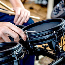 Load image into Gallery viewer, Alesis Drums Nitro Mesh Kit - Eight Piece All Mesh Electronic Drum Kit With Super Solid Aluminum Rack, 385 Sounds, 60 Play Along Tracks, Connection Cables, Drum Sticks & Drum Key Included