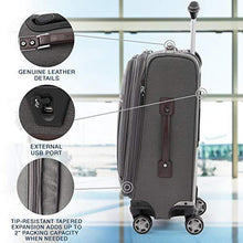 Load image into Gallery viewer, Travelpro Platinum Elite-Softside Expandable Spinner Wheel Luggage, Vintage Grey, Carry-On 21-Inch