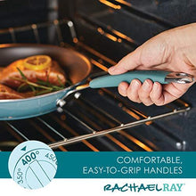 Load image into Gallery viewer, Rachael Ray Cucina Nonstick Cookware Pots and Pans Set, 12 Piece, Agave Blue