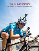 Load image into Gallery viewer, Victure 4K 60FPS Action Camera with 8X Zoom, Touch Screen, Dual Microphone, EIS, Sony Sensor, Remote Control, 2x1350mAh Battery, Timelapse, 40M Waterproof Underwater Camera with Accessories kit