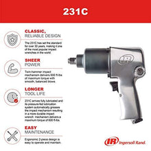 Load image into Gallery viewer, Ingersoll Rand 231C 1/2” Drive Air Impact Wrench – Lightweight, Max 600 ft-lbs Torque Output, Adjustable Power, Twin Hammer, Silver