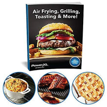 Load image into Gallery viewer, PowerXL Air Fryer Grill 8 in 1 Roast, Bake, Rotisserie, Electric Indoor Grill (6 Piece Accessory Pack), Stainless Steel