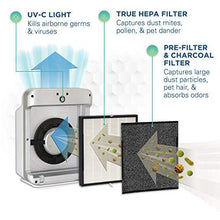 Load image into Gallery viewer, Germ Guardian Air Purifier 4 in 1 High CADR True HEPA Filter, Large Rooms to 365 sq ft, UV Light Sanitizer Eliminates Germs, Filters Allergies, Pollen, Smoke, Dust, Pets, Mold, Odors, Quiet, AC5900WCA