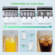 Load image into Gallery viewer, Dreamiracle Ice Maker Machine for Countertop, 33 lbs Bullet Ice Cube in 24H, 9 Ice Cubes Ready in 7-10 Minutes, 2.8L Ice Maker Machine with Ice Scoop and Basket