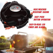 Load image into Gallery viewer, Grillbot Automatic Grill Cleaning Robot with Nylon Brushes and Carrying Case - BBQ Grill Cleaner - Grill Brush - Grill Scraper - BBQ Accessories (Black)