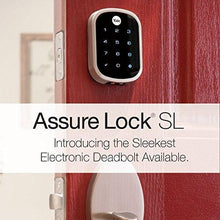 Load image into Gallery viewer, Yale Security YRD256-ZW2-619 Yale Assure Lock SL with Z-Wave in Satin Nickel (YRD256) Key Free Touchscreen Deadbolt