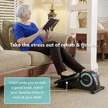 Load image into Gallery viewer, Cubii JR1 Seated Under Desk Elliptical Machine for Home Workout, Mini Elliptical, Desk Bike Pedal Exerciser, Whisper Quiet, Under Desk Pedal Exerciser w/Adjustable Resistance & LCD Display - Aqua