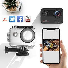 Load image into Gallery viewer, Campark V30 Native 4K Action Camera 20MP EIS Touch Screen WiFi Waterproof PC Webcam with Optional View Angle, 2 1350mAh Batteries and Mounting Accessories Kit