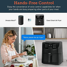Load image into Gallery viewer, COSORI Smart WiFi Air Fryer(100 Recipes), 13 Cooking Functions, Keep Warm & Preheat & Shake Remind, Works with Alexa & Google Assistant, 5.8 QT, Black
