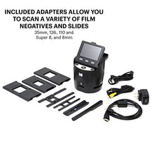 Load image into Gallery viewer, KODAK SCANZA Digital Film & Slide Scanner - Converts 35mm, 126, 110, Super 8 & 8mm Film Negatives & Slides to JPEG - Includes Large Tilt-Up 3.5" LCD, Easy-Load Film Inserts, Adapters & More