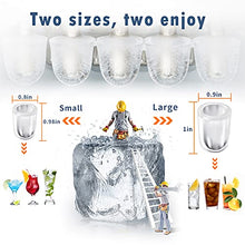 Load image into Gallery viewer, CROWNFUL Ice Maker Machine for Countertop, 9 Bullet Ice Cubes S/L Ready in 7 Minutes, 26lbs/24H, Auto self-Cleaning, Portable Small Ice Maker with Scoop and Basket (White)