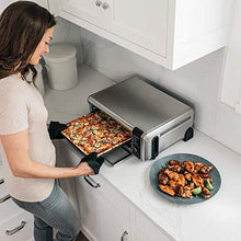 Load image into Gallery viewer, Ninja Foodi SP101/FT102CO Digital Fry, Convection Oven, Toaster, Air Fryer, Flip-Away for Storage, with XL Capacity, and a Stainless Steel Finish (Renewed)
