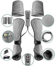 Load image into Gallery viewer, Leg Massager for Circulation - Foot and Calf Massager Air Compression Leg and Thigh Wraps Massage Boots Machine for Home Use Relaxation with Controller