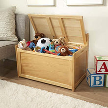 Load image into Gallery viewer, Wooden Toy Chest - Gray