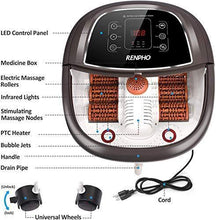 Load image into Gallery viewer, RENPHO Foot Spa Bath Massager, Motorized Massage, Fast Heating, and Powerful Bubble Jets, Automatic Shiatsu Massaging Rollers, Pedicure for Tired Feet, Relieve Feet Muscle Pain, Fathers Day Gifts