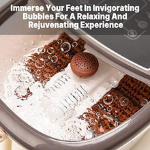 Load image into Gallery viewer, RENPHO Foot Spa Bath Massager, Motorized Massage, Fast Heating, and Powerful Bubble Jets, Automatic Shiatsu Massaging Rollers, Pedicure for Tired Feet, Relieve Feet Muscle Pain, Fathers Day Gifts
