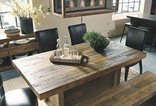 Load image into Gallery viewer, Signature Design by Ashley Sommerford Rustic Wood Dining Room Long Bench, Brown