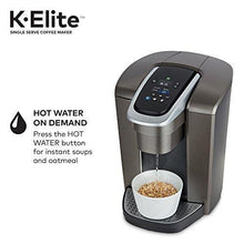 Load image into Gallery viewer, Keurig K-Elite Coffee Maker, Single Serve K-Cup Pod Coffee Brewer, With Iced Coffee Capability, Brushed Slate