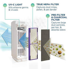 Load image into Gallery viewer, Germ Guardian True HEPA Filter Air Purifier, UV Light Sanitizer, Eliminates Germs, Filters Allergies, Pets, Pollen, Smoke, Dust, Mold, Odors, Quiet 22 inch 5-in-1 Air Purifier for Home AC4300WPT, 2PK