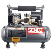Load image into Gallery viewer, Senco PC1010 1-Horsepower Peak, 1/2 hp running 1-Gallon Compressor,Gray/Red