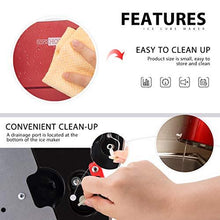 Load image into Gallery viewer, VIVOHOME Electric Portable Compact Countertop Automatic Ice Cube Maker Machine with Visible Window 26lbs/day Red