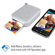 Load image into Gallery viewer, HP Sprocket Portable 2x3" Instant Photo Printer (Luna Pearl) Print Pictures on Zink Sticky-Backed Paper From Your iOS & Android Device