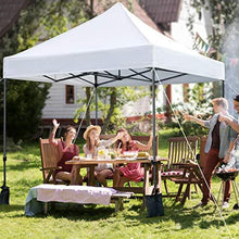 Load image into Gallery viewer, YAHEETECH Pop Up Canopy Tent, Commercial Instant Shelter Tent, Heavy Duty Event Tent Pavilion, Portable Waterproof Canopy Folding, Wheeled Bag, Canopy Sandbags x4, Tent Stakesx4, 10x10 FT (White)