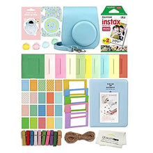 Load image into Gallery viewer, Fujifilm Instax Mini 11 Instant Camera with Case, 60 Fuji Films, Decoration Stickers, Frames, Photo Album and More Accessory kit (Sky Blue)