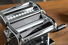 Load image into Gallery viewer, MARCATO Atlas 150 Pasta Machine, Made in Italy, Includes Cutter, Hand Crank, and Instructions, 150 mm, Stainless Steel