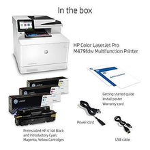 Load image into Gallery viewer, HP Color LaserJet Pro Multifunction M479fdw Wireless Laser Printer with One-Year, Next-Business Day, Onsite Warranty, Works with Alexa (W1A80A)