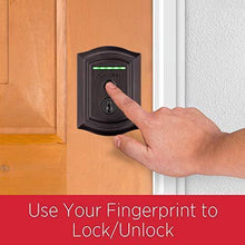 Load image into Gallery viewer, Kwikset Halo Touch Traditional Arched Wi-Fi Fingerprint Smart Lock No Hub Required featuring SmartKey Security in Venetian Bronze (99590-002)
