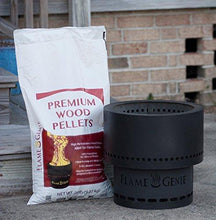 Load image into Gallery viewer, HY-C FG-19 Flame Genie Portable Smoke-Free Inferno Wood Pellet Fire Pit, USA Made, 19" Diameter, Black