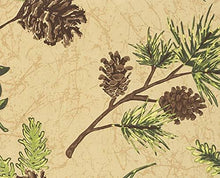 Load image into Gallery viewer, C&F Home Woodland Retreat Pinecone Full/Queen Quilt Set with 2 Shams Reversible Cotton Bedspread Coverlet Rustic Lodge Cabin Nature Brown Full/Queen 3 Piece Set Tan