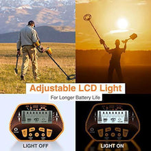 Load image into Gallery viewer, SUNPOW Metal Detector High Accuracy Metal Detector for Adults & Kids, LCD Display with Adjustable Light, Pinpoint Function & DISC Mode, 10 Inch Waterproof Search Coil, Multiple Audio Prompts