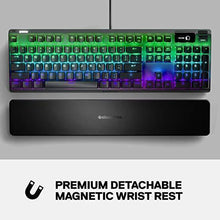 Load image into Gallery viewer, SteelSeries Apex 7 Mechanical Gaming Keyboard – OLED Smart Display – USB Passthrough and Media Controls – Tactile and Clicky – RGB Backlit (Blue Switch)